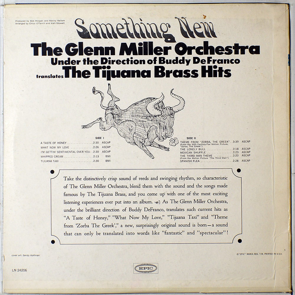 Glenn Miller Orchestra / Tijuana Brass Hits (PROMO white Label) [B4]