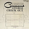 Test Audio Disc 1960 / Command Stereo Check Out / CSC 100 / USA