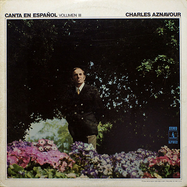 Charles Aznavour / Canta En Espanol Vol. III  (VG+/VG+) [J3]
