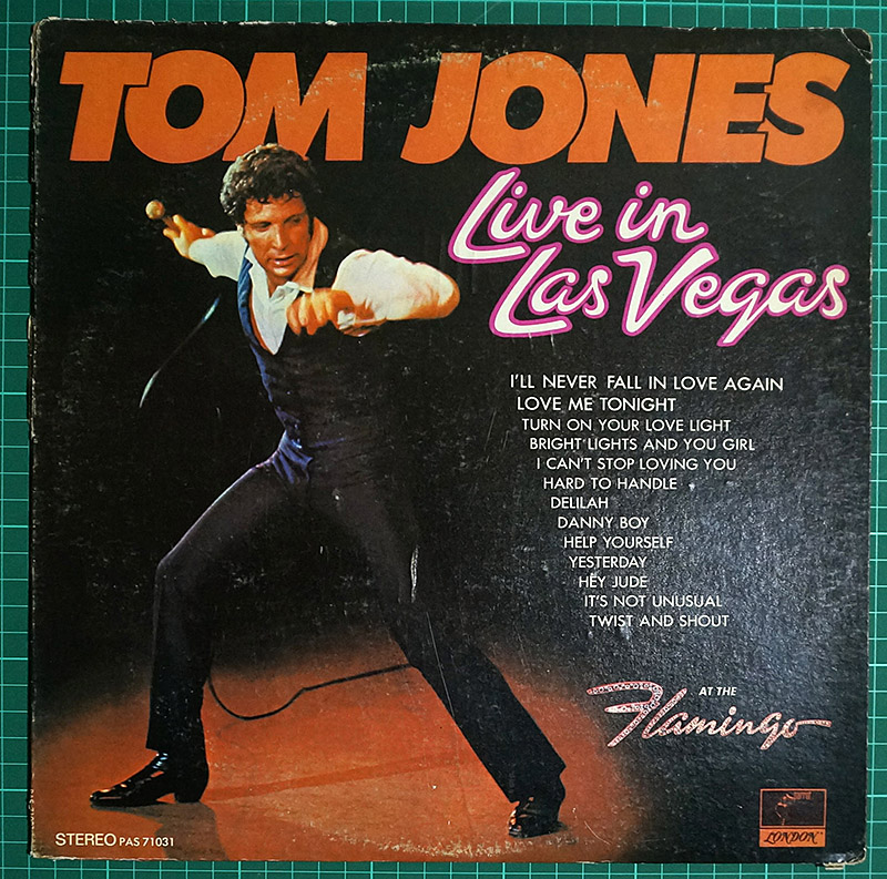 Tom Jones / Live In Las Vegas (VG+/G+)[J4]