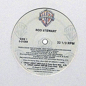 Rod Stewart / Crazy About Her + Dynamite (5 tracks) / 12" single (VG+/-)[J4]