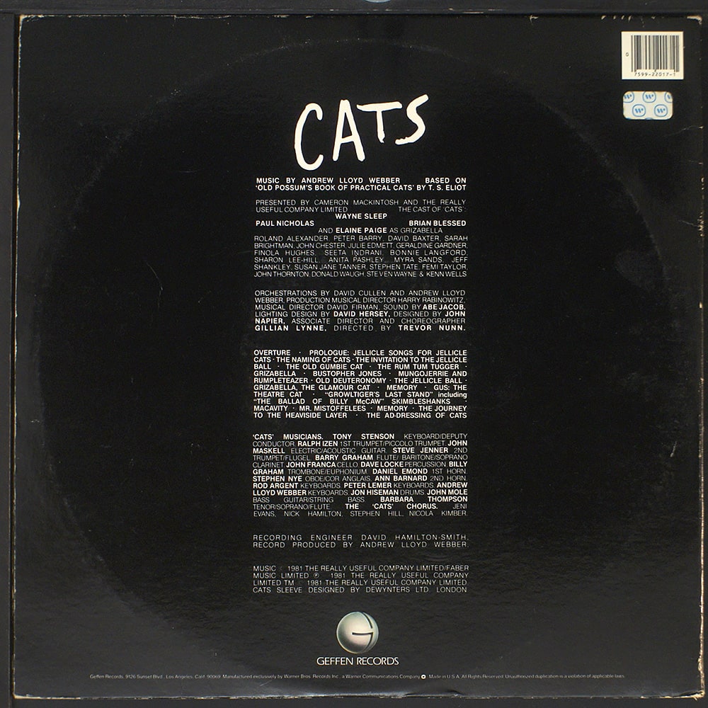 Cats /   2 ( 2) (EX/VG) gatefold [J4] USA