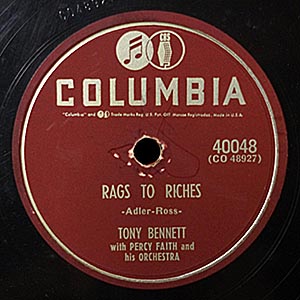 Tonny Bennett with Percy Faith Orchestra ( USA) / 78rpm