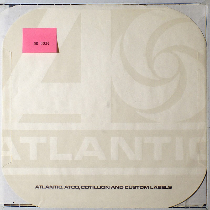 Generic inner sleeve 12" - Atlantic, Atco, Cotillion And Custom Labels (USA) вкладка д/пласт. [x034]