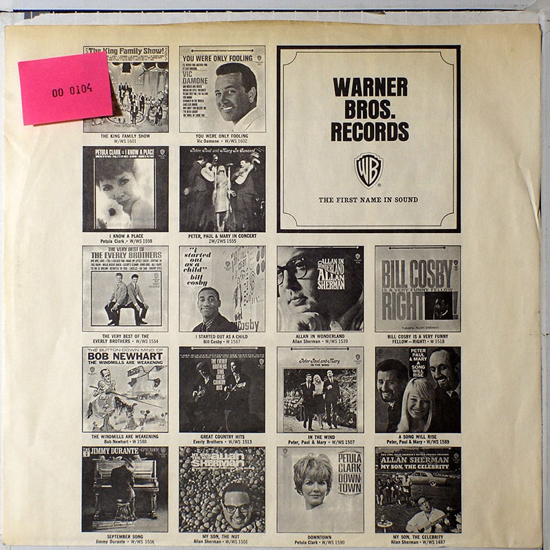 Generic inner sleeve 12" - Warner Bros. Records (First Name In Sound) (USA) вкладка д/пласт. [x104]