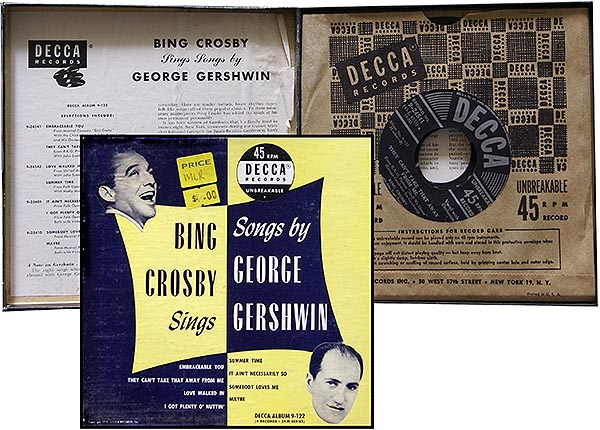 Bing Crosby / Songs by Gershwin / 7"4SP box
