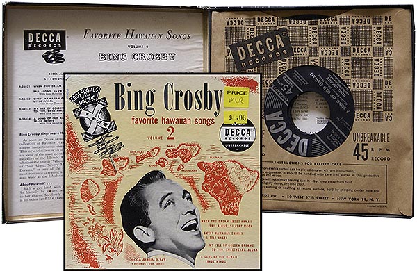 Bing Crosby / Favorite Hawaiian Songs vol.2 / 7"4SP box